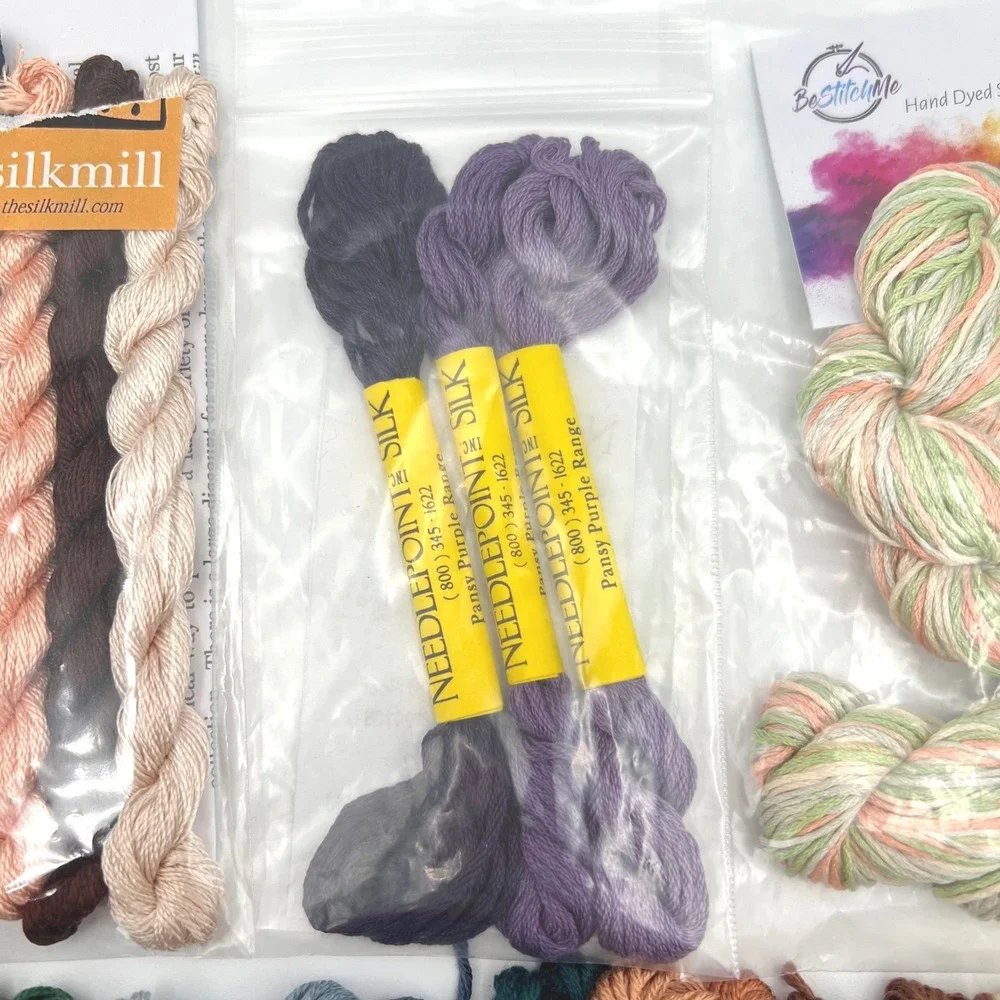 Silk Embroidery Floss Lot Kreinik Soie d'Alger Needlepoint Inc BeStitchMe More